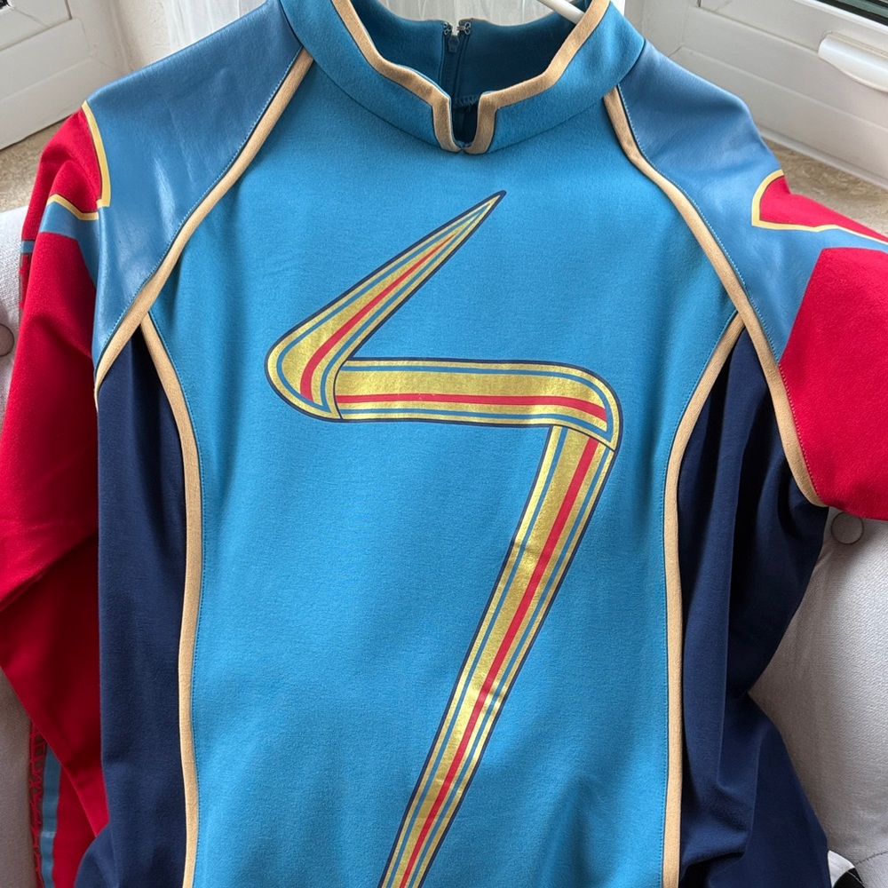 MS MARVEL Costume - Blue and Red